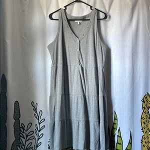 Gray Sleeveless Dress